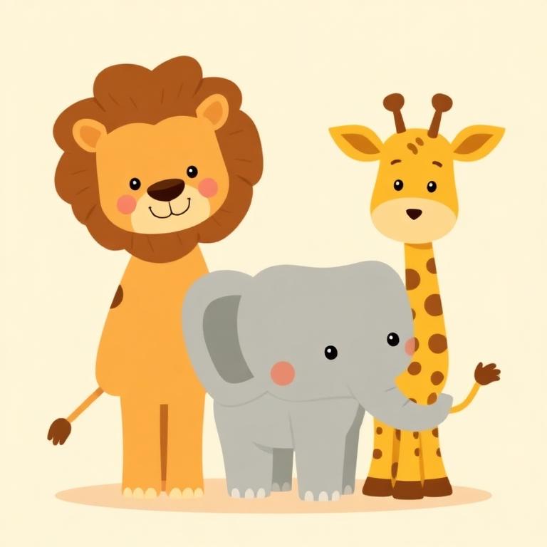 Animals theme illustration